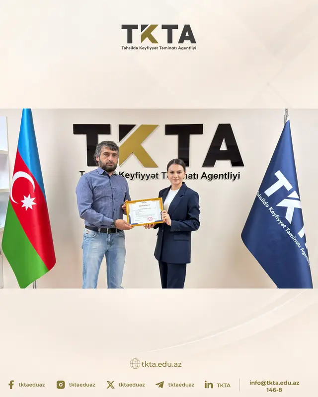 TKTA tərəfindən peşə sənədləri təqdim edilib