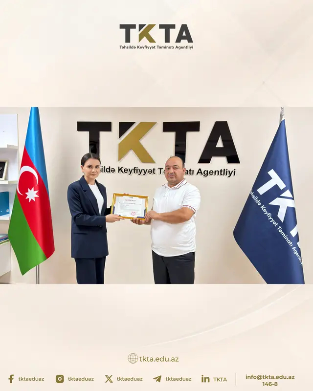 TKTA tərəfindən peşə sənədləri təqdim edilib