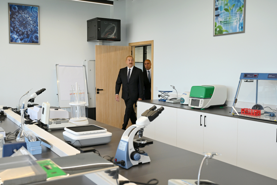 Prezident İlham Əliyev “SABAH.city” innovasiya şəhərciyinin birinci mərhələsinin açılışında iştirak edib