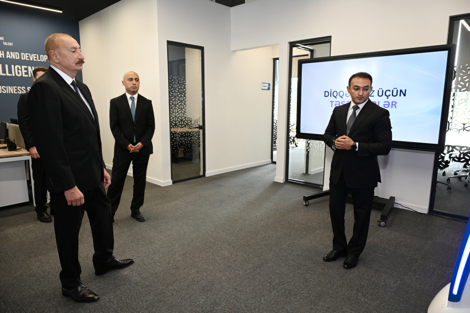 Prezident İlham Əliyev “SABAH.city” innovasiya şəhərciyinin birinci mərhələsinin açılışında iştirak edib