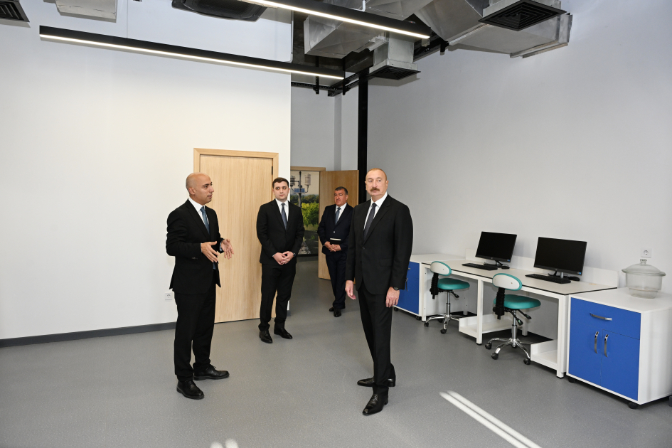 Prezident İlham Əliyev “SABAH.city” innovasiya şəhərciyinin birinci mərhələsinin açılışında iştirak edib