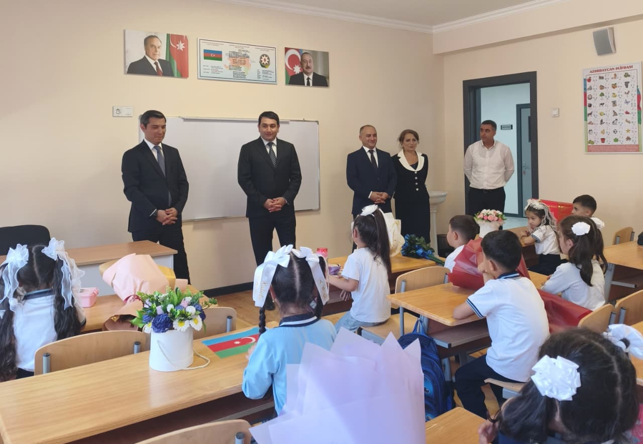 Şükürbəyli kənd məktəbində ilk dərs günü