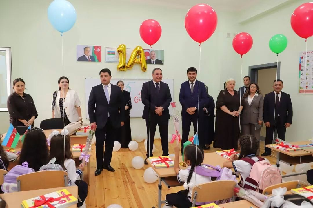 Neftçalada yeni məktəb binası istifadəyə verilib