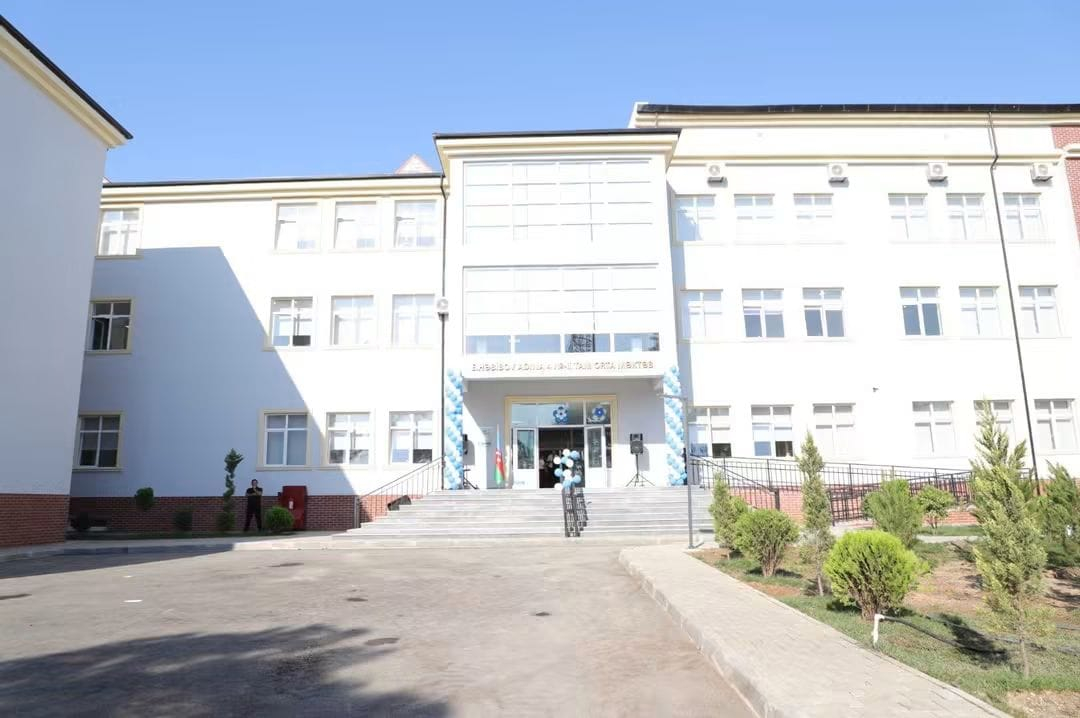 Neftçalada yeni məktəb binası istifadəyə verilib