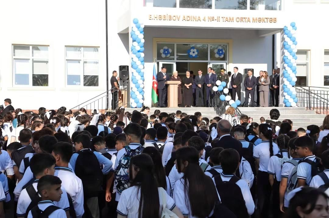 Neftçalada yeni məktəb binası istifadəyə verilib