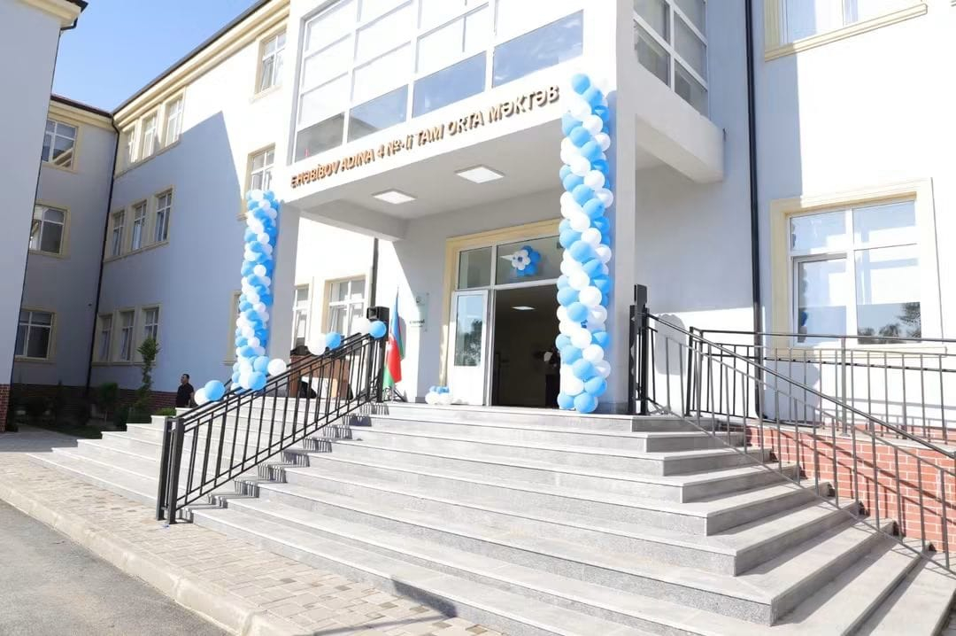 Neftçalada yeni məktəb binası istifadəyə verilib