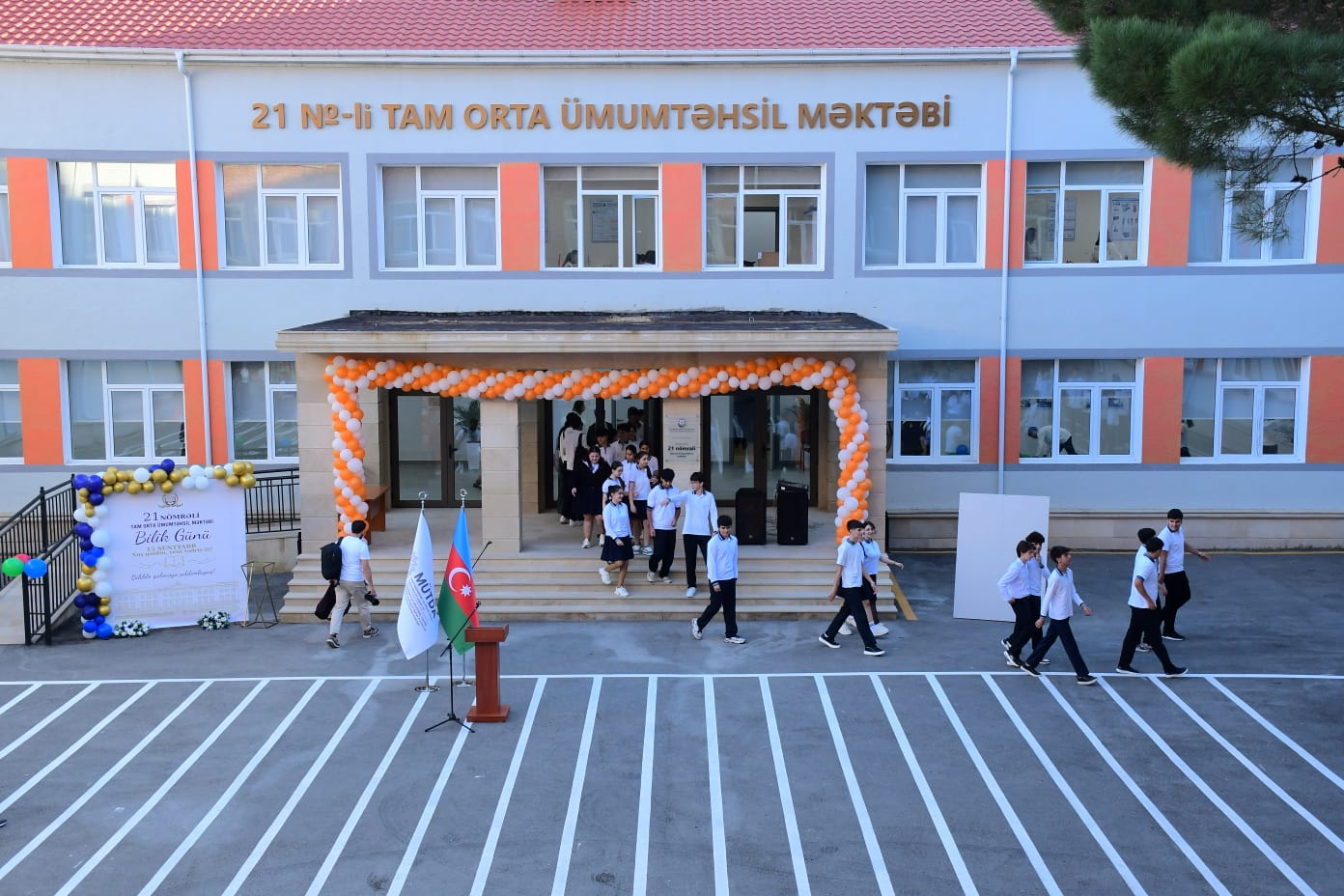 Sumqayıtda 21 nömrəli tam orta ümumtəhsil məktəb istifadəyə verilib 