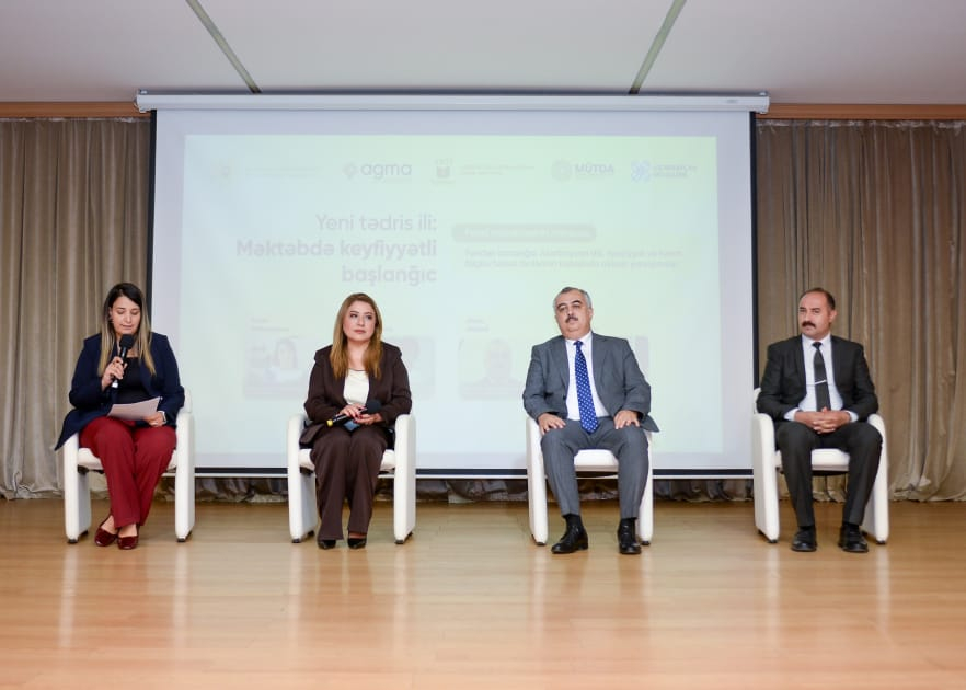 “Yeni tədris ili: Məktəbdə keyfiyyətli başlanğıc”mövzusunda konfrans keçirilib