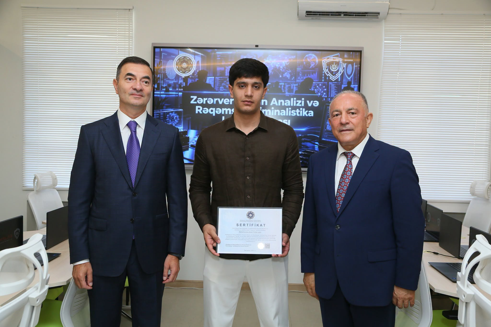 Ölkədə ilk rəqəmsal kriminalistika laboratoriyası istifadəyə verilib