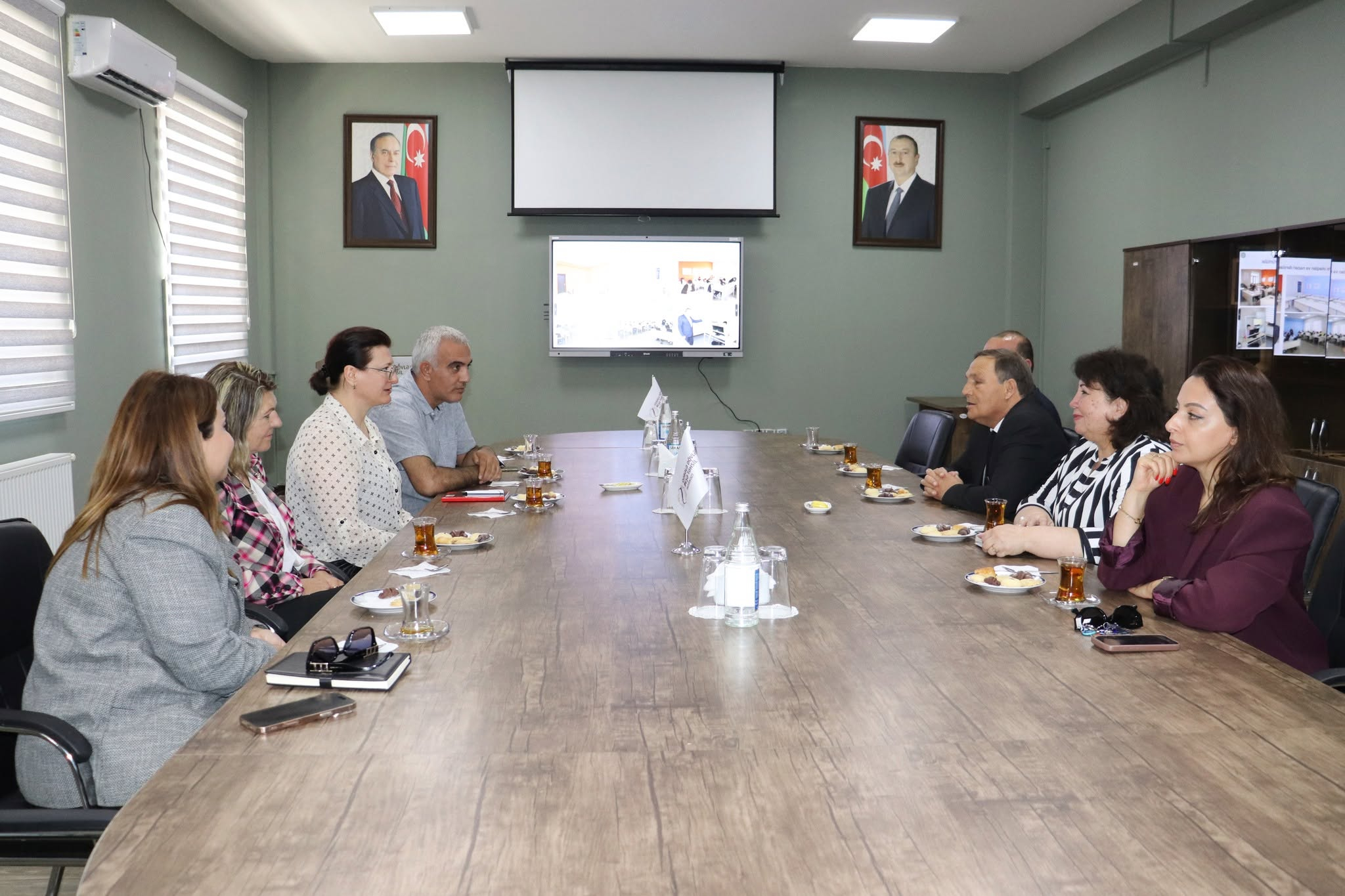 Almaniya nümayəndə heyəti Qəbələ Dövlət Peşə Təhsil Mərkəzində olub