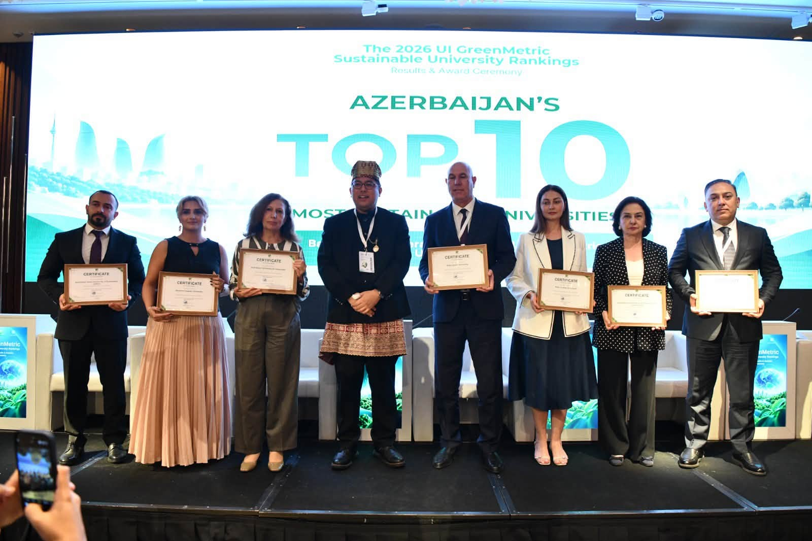 ADNSU dünya dayanıqlılıq reytinqində böyük uğura imza atıb