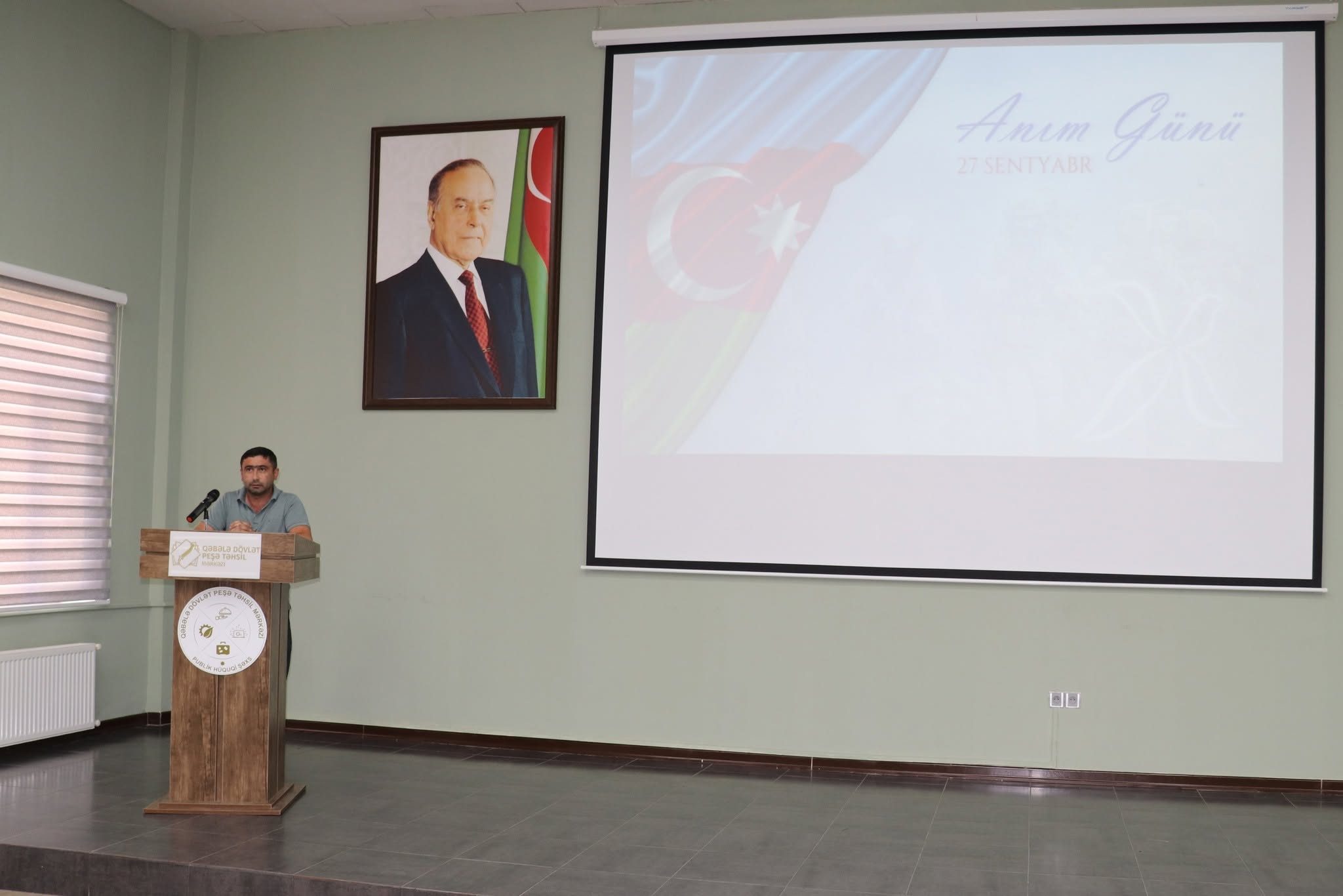 Qəbələ Dövlət Peşə Təhsil Mərkəzində 27 Sentyabr – Anım Günü ilə bağlı tədbir keçirilib