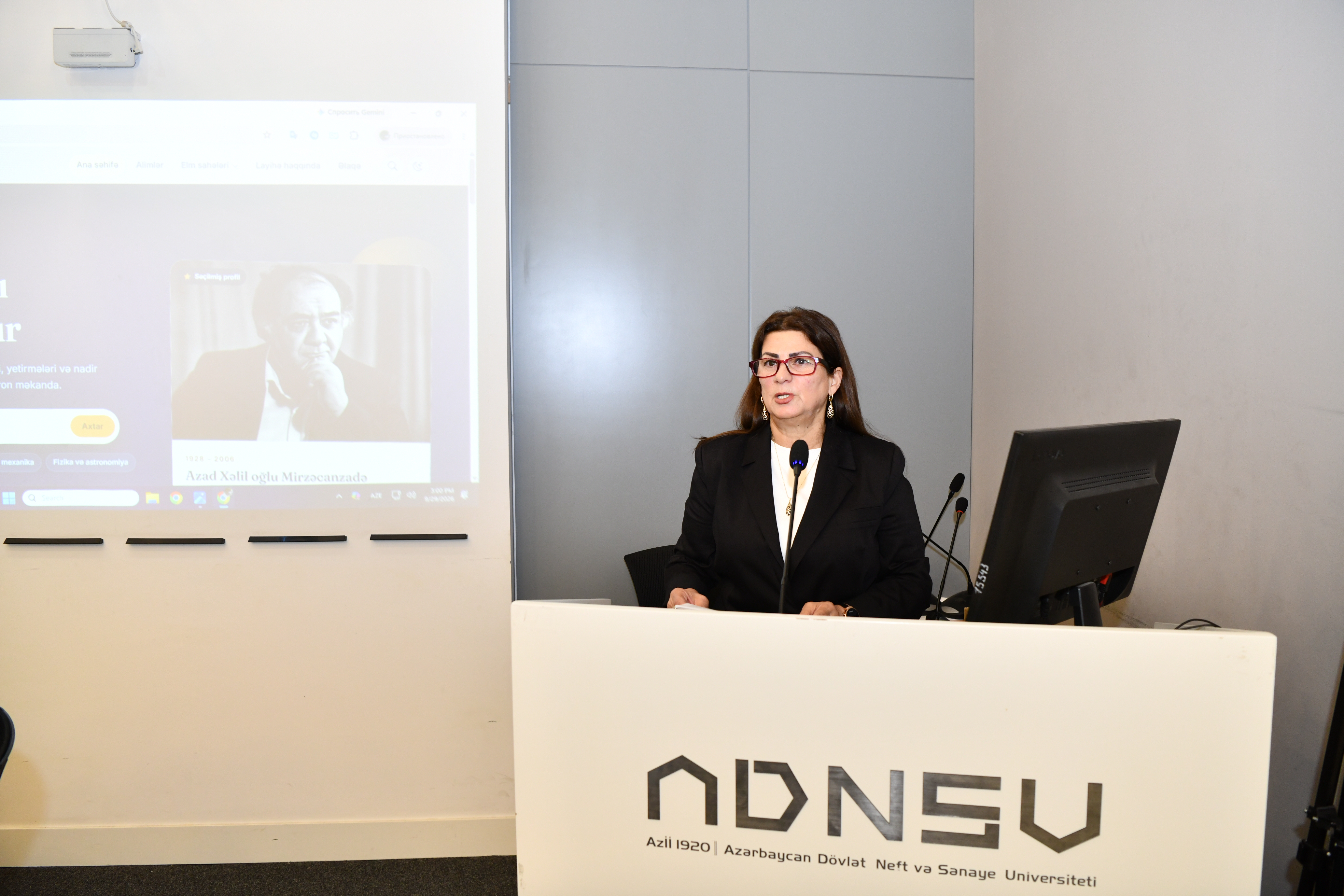 ADNSU "Alimlər portalı"nı ictimaiyyətə təqdim edib