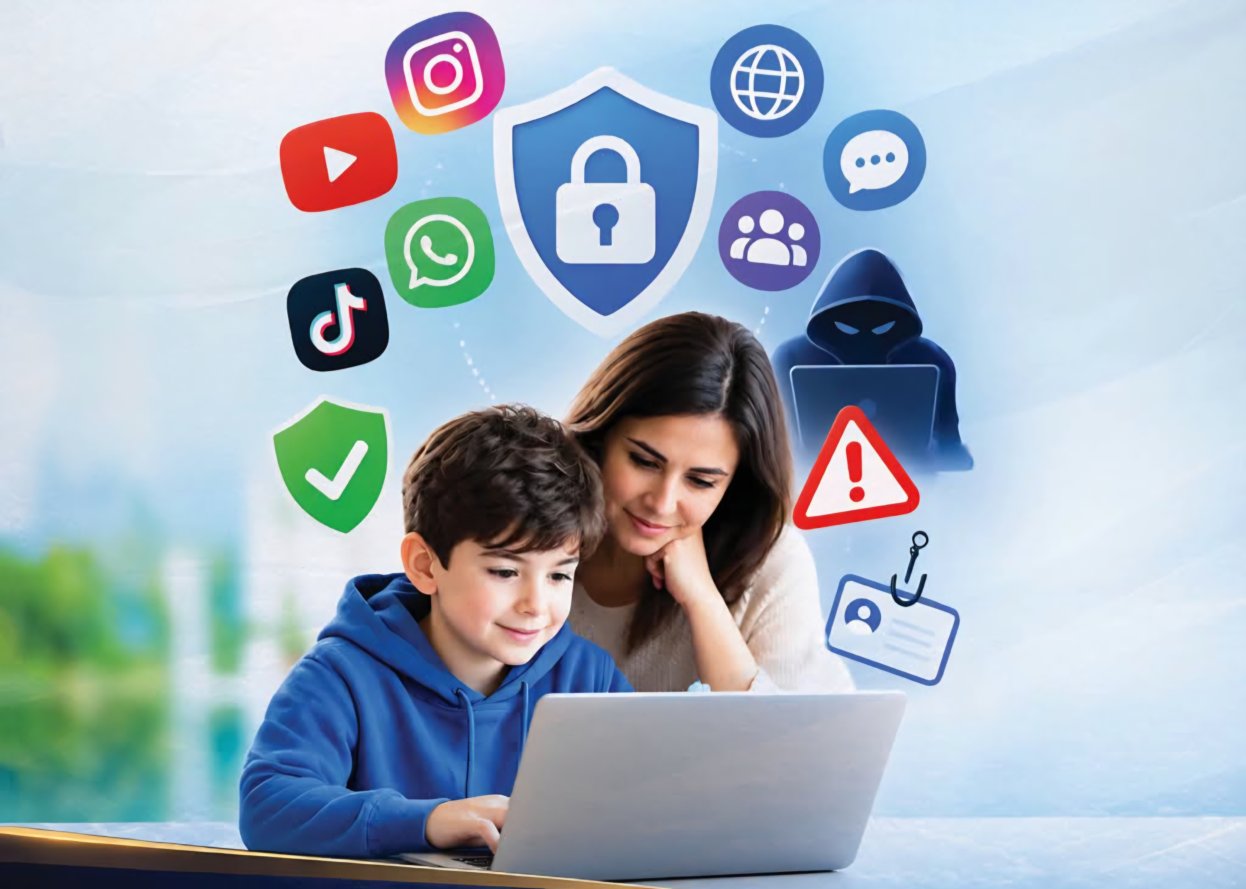 Övladınız internetdə nə edir?