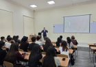Oksford universitetinin məzunu, gənc mütəxəssis TAU tələbələrinə seminar keçib 