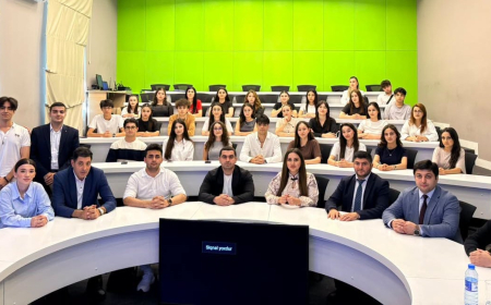 Gənc tədqiqatçıların kibertəhlükəsizlik layihələri ADNSU-da nümayiş etdirilib