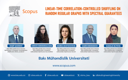 BMU alimlərinin birgə tədqiqatı Q1 kateqoriyalı beynəlxalq jurnalda dərc olunub