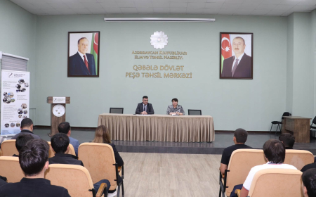 Qəbələdə yataqxana xidmətindən yararlanan tələbələrə görüş keçirilib 