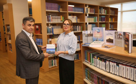BANM Şirvan Peşə Liseyinə dərs vəsaitləri hədiyyə edib 