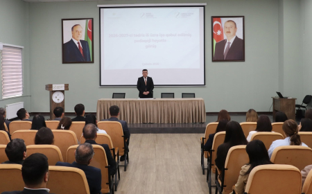 Qəbələ Dövlət Peşə Təhsil Mərkəzində yeni müəllimlərlə görüş keçirilib