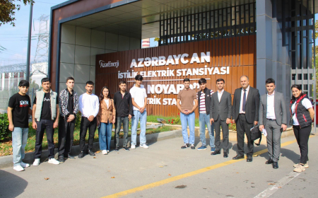 MDU tələbələri “Azərbaycan İES”də istehsalat prosesi ilə tanış olublar