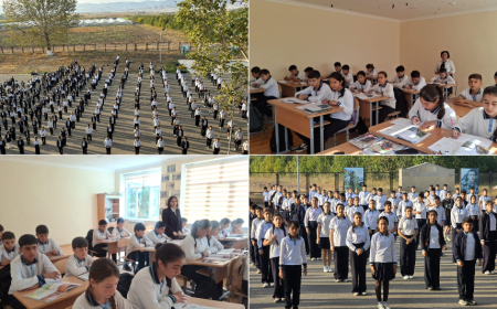 Uzaqdan belə müəllim və şagirdlərimizin hansı məktəbə aid olduğu bilinir - Region məktəbində geyim ənənəsi 