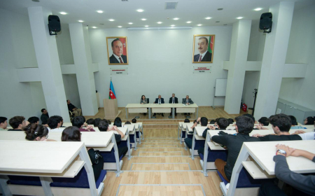 BMU-da PKTU-BMU Mühəndislik fakültəsinin ilk tələbələri ilə görüş keçirilib 