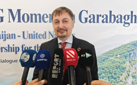 Dmitro Şlapaçenko: BMT agentliklərinin əməkdaşları Qarabağ Universitetində məruzələrlə çıxış edə bilərlər