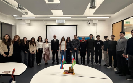 Bristolda tələbələrin inkişafı və  Azərbaycan mədəniyyətinin təbliği müzakirə olunub 