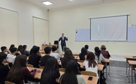 Oksford universitetinin məzunu, gənc mütəxəssis TAU tələbələrinə seminar keçib 