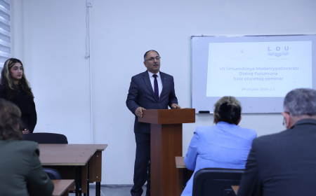 LDU-da beynəlxalq foruma həsr olunmuş seminar keçirilib