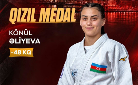 Böyük Dəbilqə turnirində ilk dəfə azərbaycanlı qadın cüdoçu oldu      