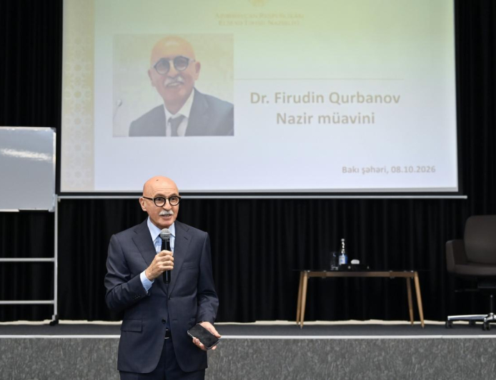 Nazir müavini Firudin Qurbanov “Maarifçi”lərlə görüşüb