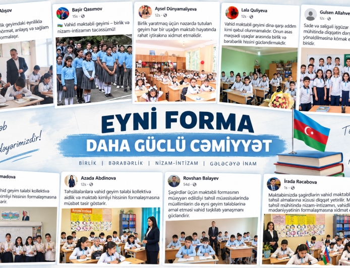 Müəllimlər geyim qaydaları ilə bağlı qərarı dəstəkləyirlər