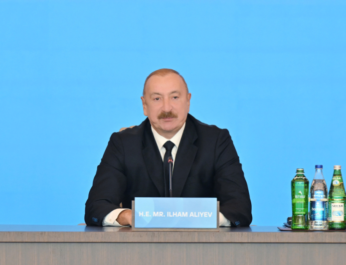 Prezident İlham Əliyev: İdeoloji risklər fiziki risklər qədər təhlükəlidir