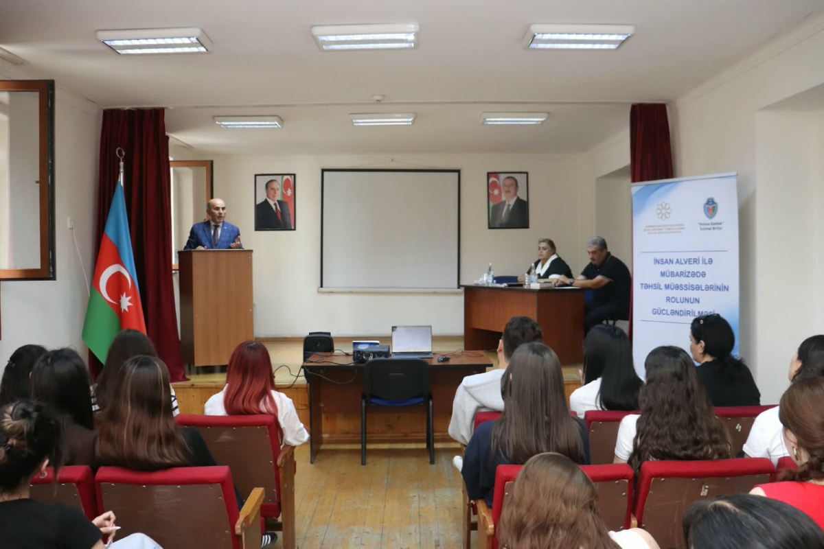 ADPU-da insan alveri ilə mübarizəyə aid seminar keçirilib