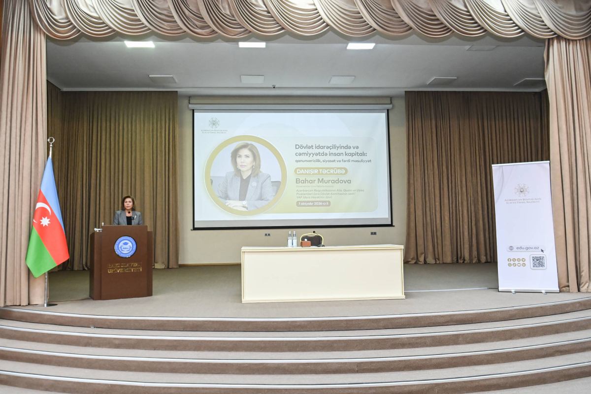 Bahar Muradova “Danışır təcrübə” layihəsinin qonağı olub