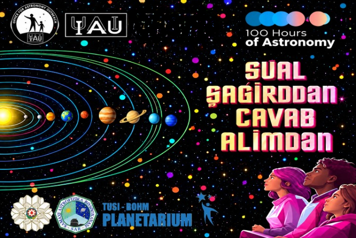 Rəsədxanada “Sual şagirddən – Cavab alimdən” layihəsi həyata keçirilib   