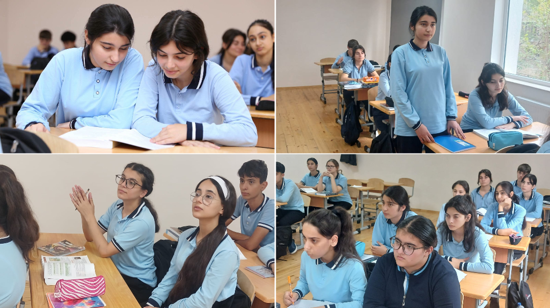 Sumqayıtda təmayül siniflərində bir gün