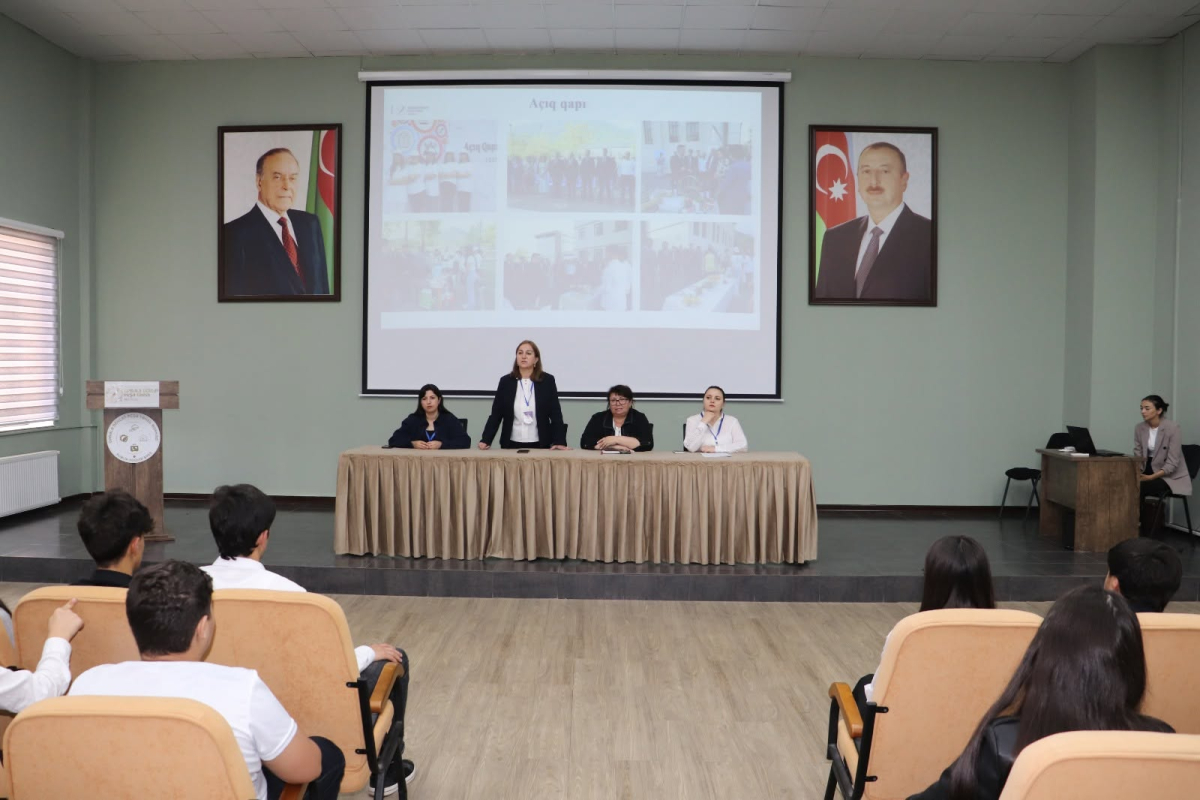 Qəbələdə yeni tələbələrlə məlumatlandırma görüşləri keçirilib