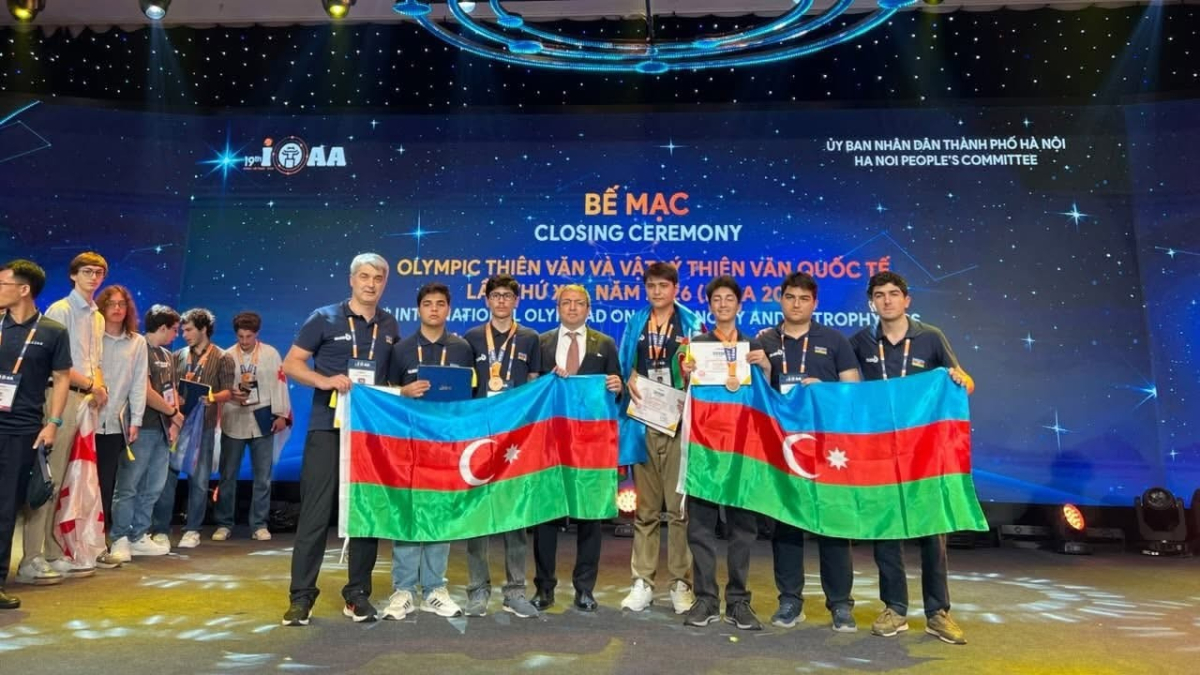 Məktəblilərimiz beynəlxalq olimpiadada uğur qazanıblar