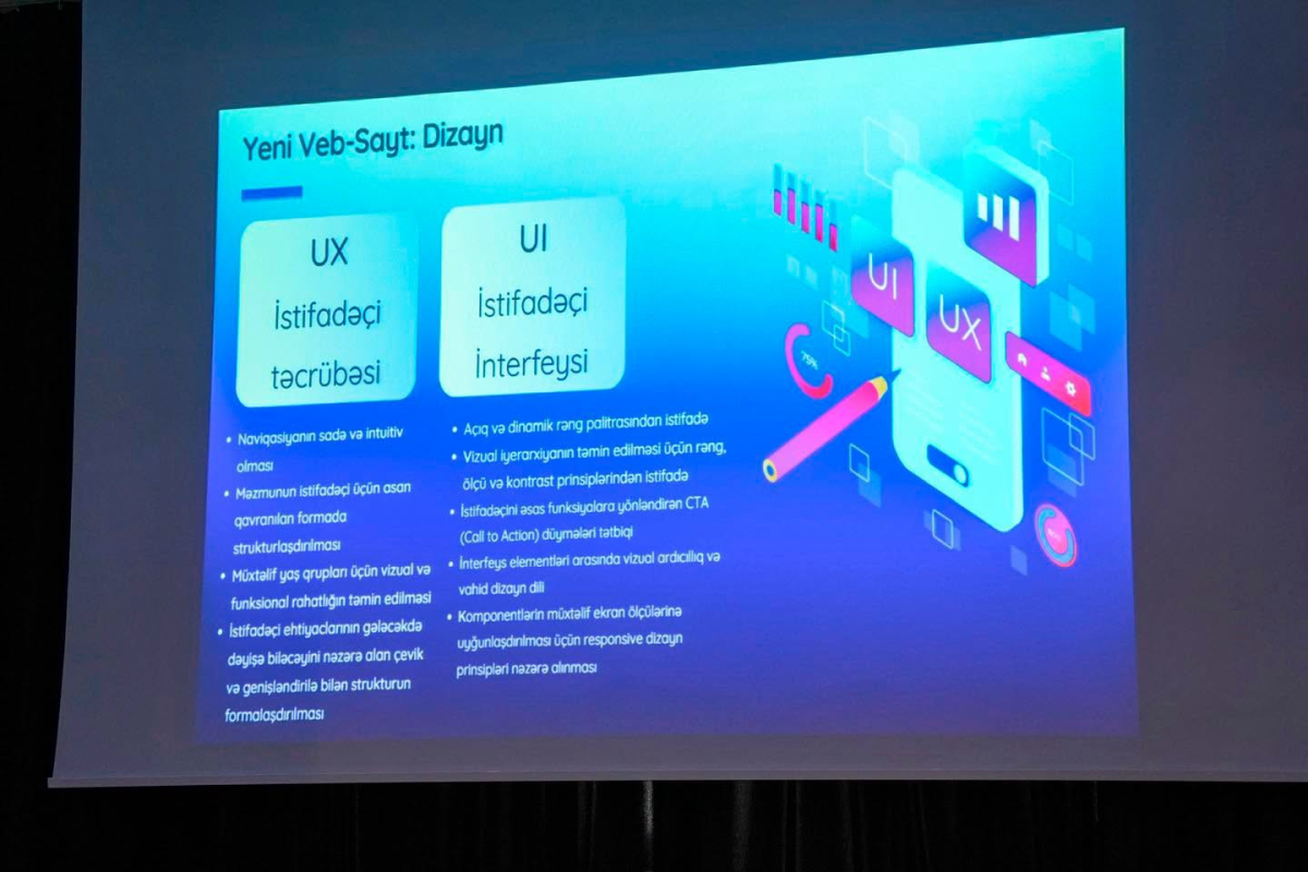 NDU-nun yenilənmiş rəsmi internet saytının təqdimatı keçirilib