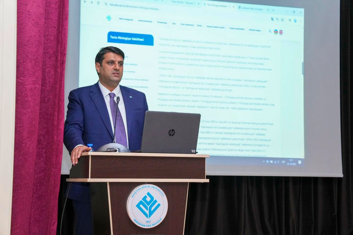 NDU-nun yenilənmiş rəsmi internet saytının təqdimatı keçirilib