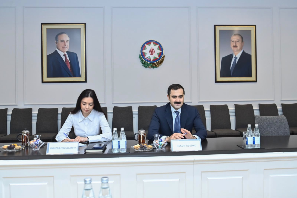 Həsən Həsənli Türkiyənin milli təhsil nazirinin müavini ilə görüşüb