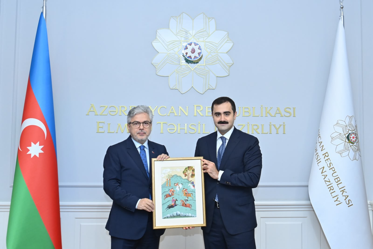 Həsən Həsənli Türkiyənin milli təhsil nazirinin müavini ilə görüşüb