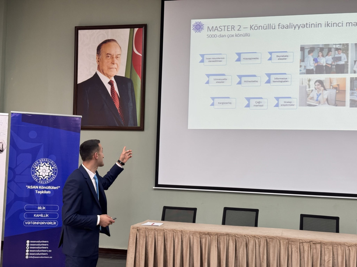 Qəbələdə tələbələr üçün könüllülük fəaliyyətinə dair məlumatlandırıcı görüş keçirilib