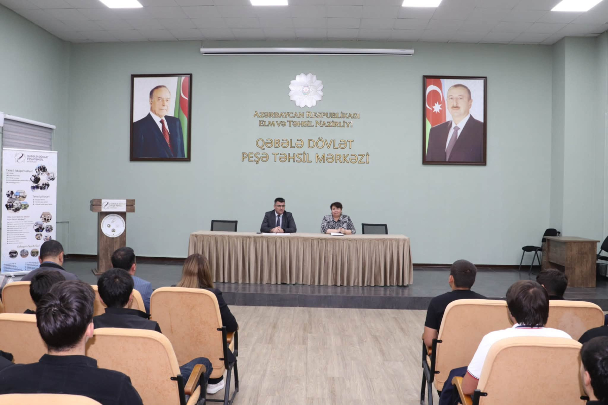 Qəbələdə yataqxana xidmətindən yararlanan tələbələrə görüş keçirilib