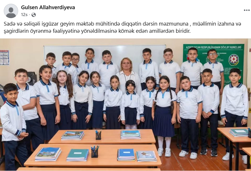 Müəllimlər geyim qaydaları ilə bağlı qərarı dəstəkləyirlər