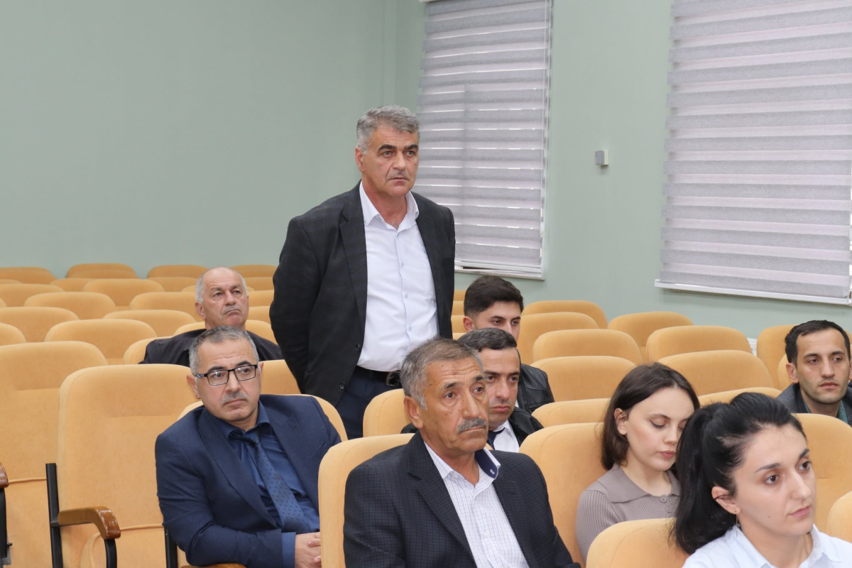 Qəbələ Dövlət Peşə Təhsil Mərkəzində yeni müəllimlərlə görüş keçirilib