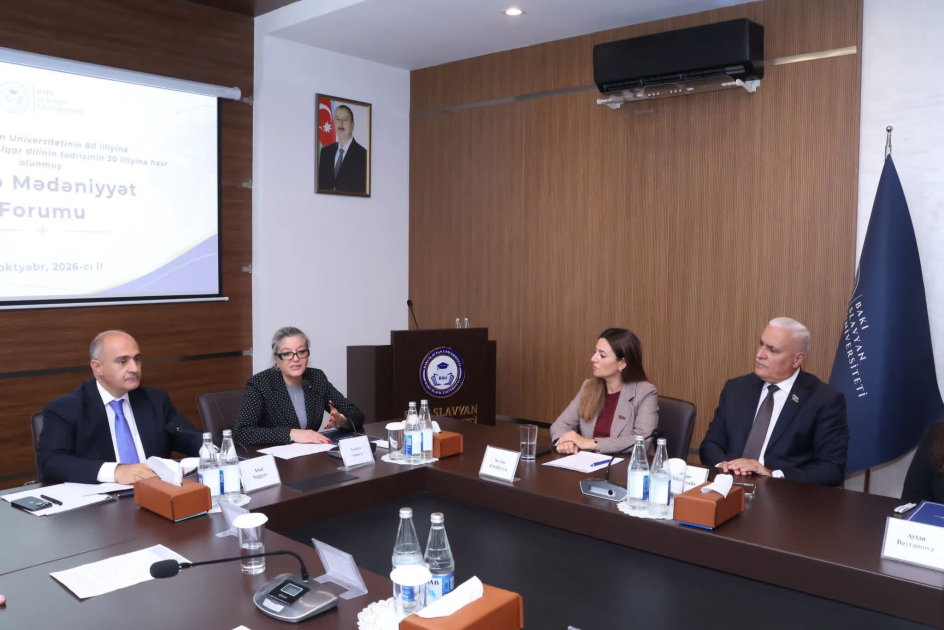 BSU-da “Dil və mədəniyyət” forumu keçirilib